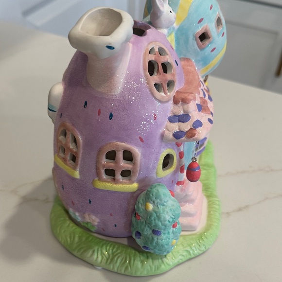 Colorful Easter Egg House Tea Light/Votive Decor EUC - Picture 4 of 8